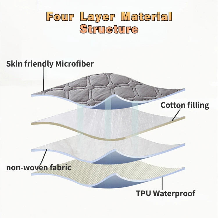 Waterproof Intimacy Bed Cover Mattress Protector Fitted Sheet