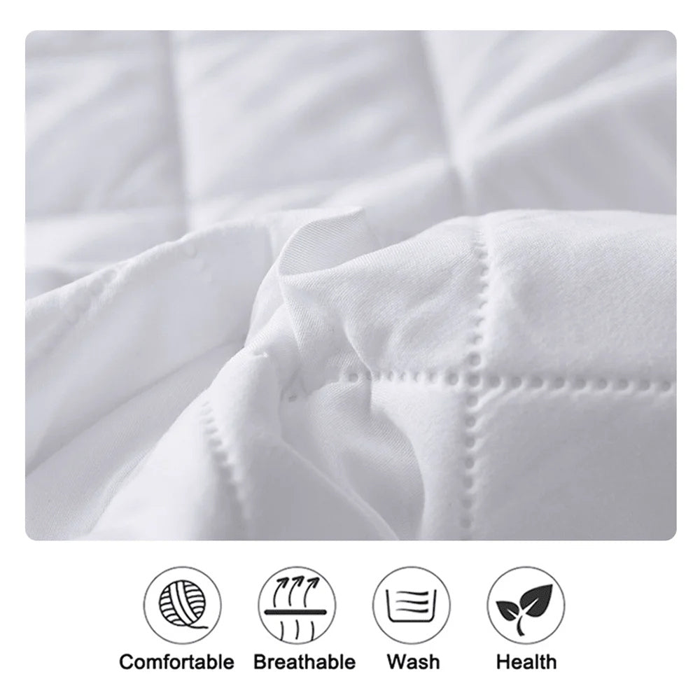 Mattress Cover Waterproof Bed Protector Fitted Sheet Single/Double Multi Sizes