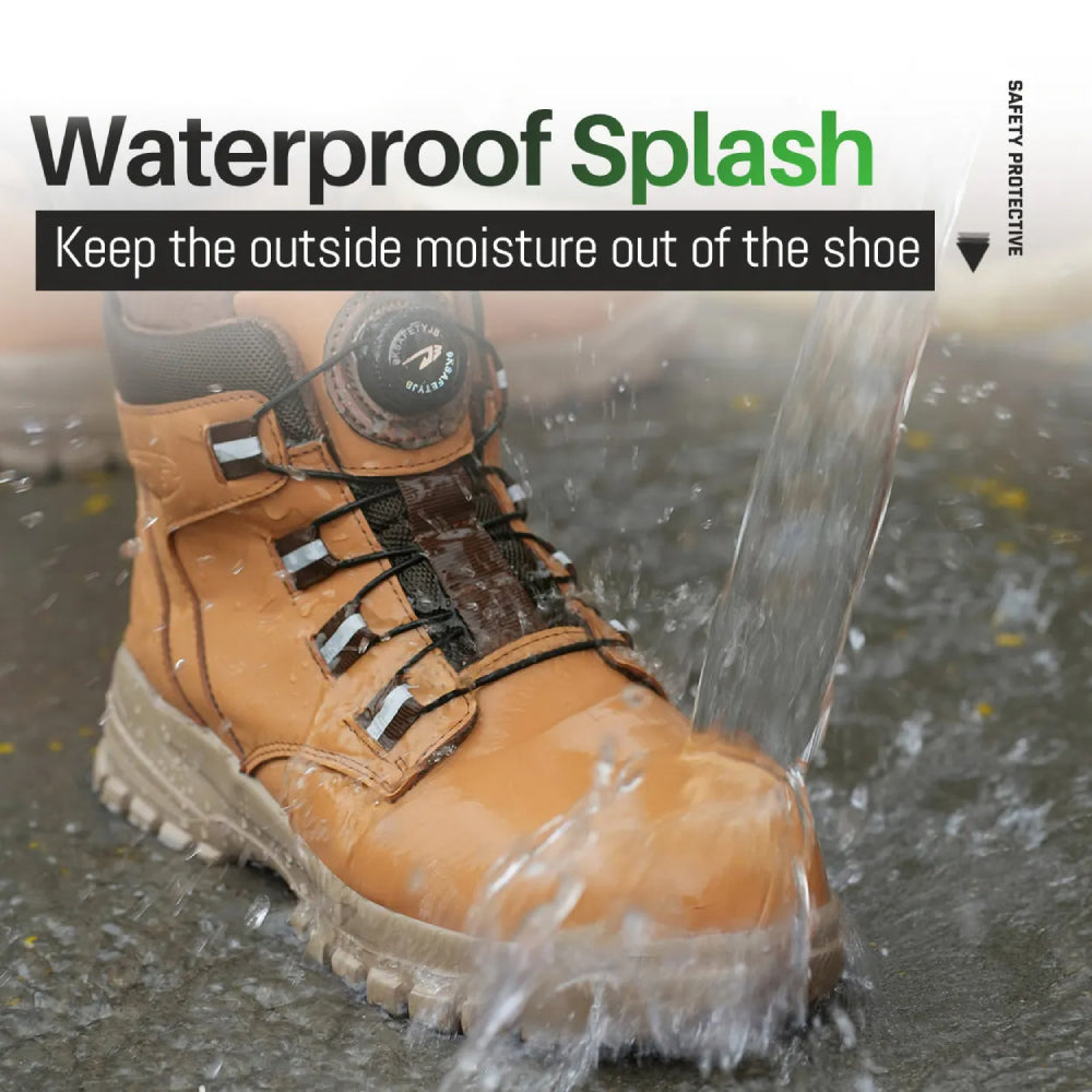 Waterproof Safety Boots PPE Steel Toe Work Boots Anti-Smash Stab-Resistant