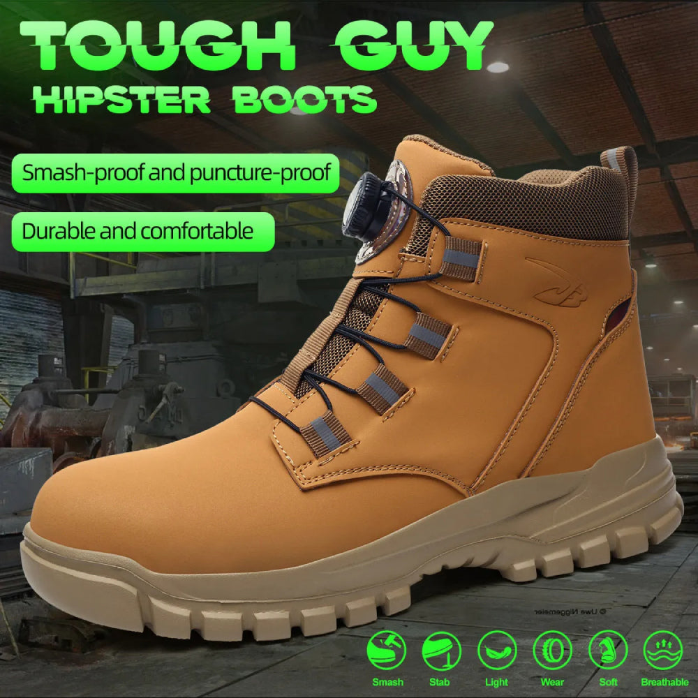 Waterproof Safety Boots PPE Steel Toe Work Boots Anti-Smash Stab-Resistant-Keep Melbourne Marvellous Official Store