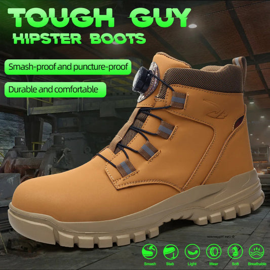 Waterproof Safety Boots PPE Steel Toe Work Boots Anti-Smash Stab-Resistant-Keep Melbourne Marvellous Official Store