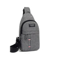 Men's Crossbody Sling Bag with USB Charging Port | Anti‑Theft Travel Shoulder Pack