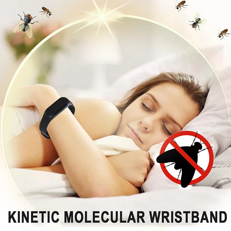 Wearable Mosquito Guard Repellent Wristband Ultrasonic Mozzie Shield
