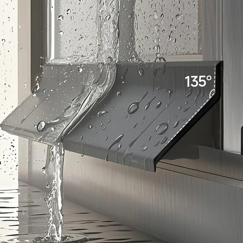 Door Weatherstrip Rain Guard | Water Deflector Flashing Shield For Glass Windows Balcony Sliding Doors 1m