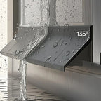 Door Weatherstrip Rain Guard | Water Deflector Flashing Shield For Glass Windows Balcony Sliding Doors 1m