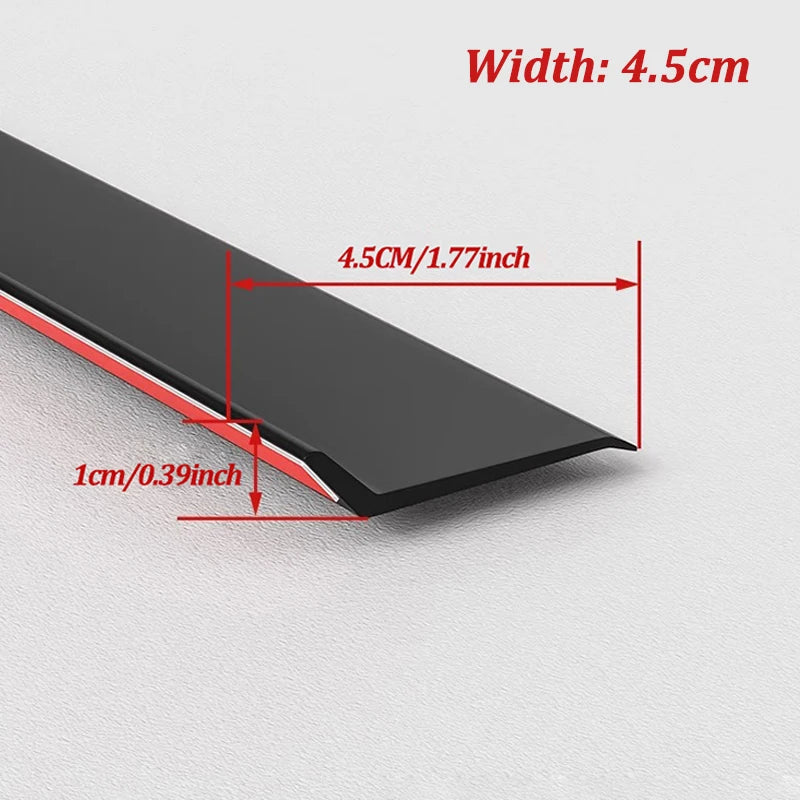 Door Weatherstrip Rain Guard | Water Deflector Flashing Shield For Glass Windows Balcony Sliding Doors 1m