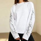 Forever Faithful | Long Sleeve Thermal T-shirt Gothic Punk Emo Top