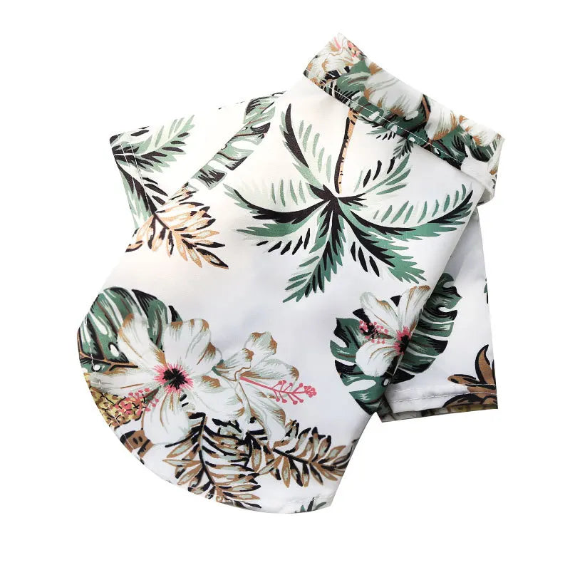 Hawaiian Pet Dog Shirt Puppy Tropical Outfit