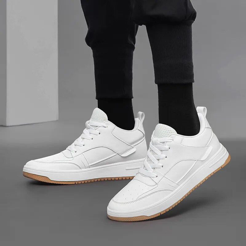Platform Sneakers Boost Height 8cm Elevator Shoes Tall