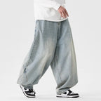 Wide Baggy Denim Jeans Barrel Leg Oversized