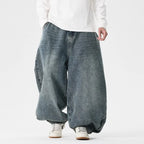 Wide Baggy Denim Jeans Barrel Leg Oversized