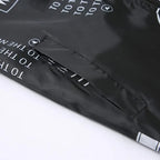Windbreaker Jacket Raincoat With Print Lettering