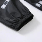 Windbreaker Jacket Raincoat With Print Lettering
