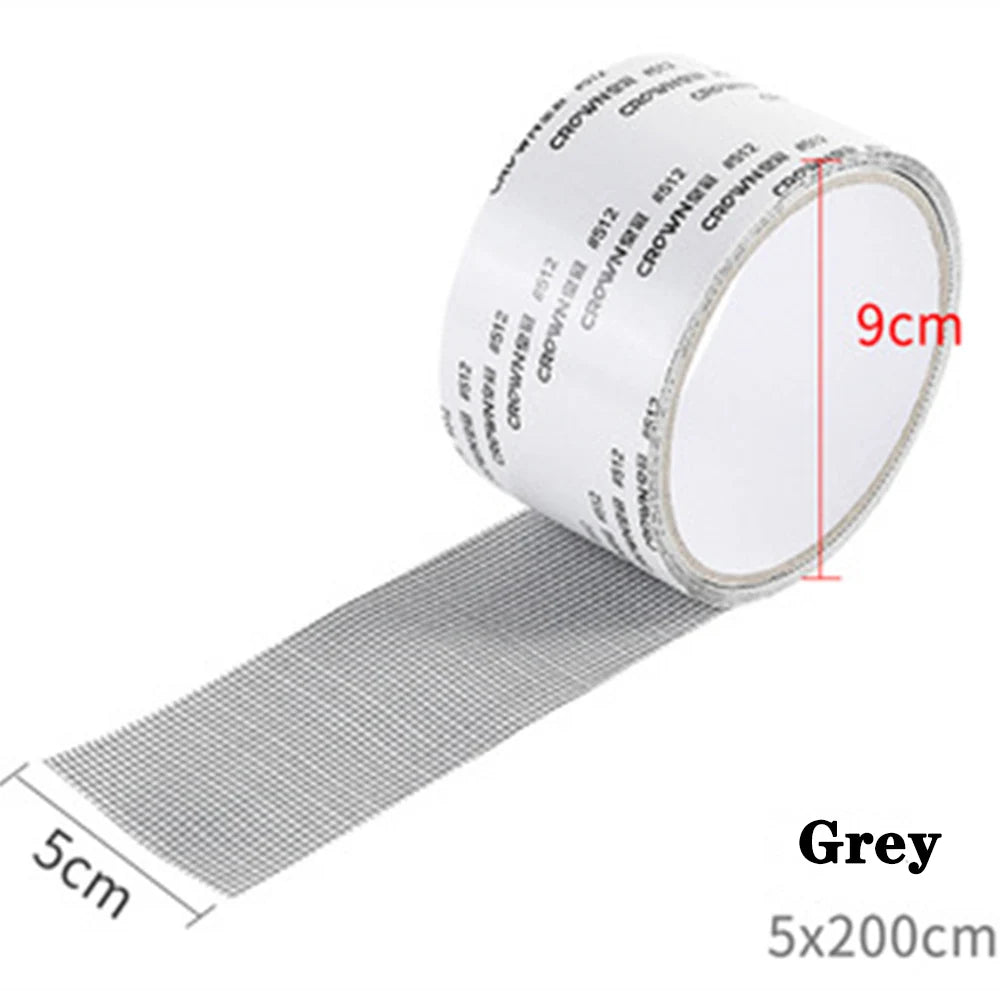Window Flyscreen Holes Repair Tape Stop Flies Mosquitoes Mesh Patch