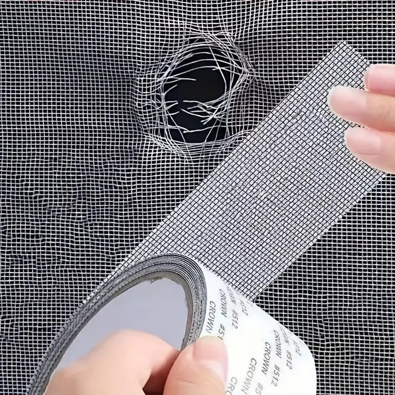 Window Flyscreen Holes Repair Tape Stop Flies Mosquitoes Mesh Patch