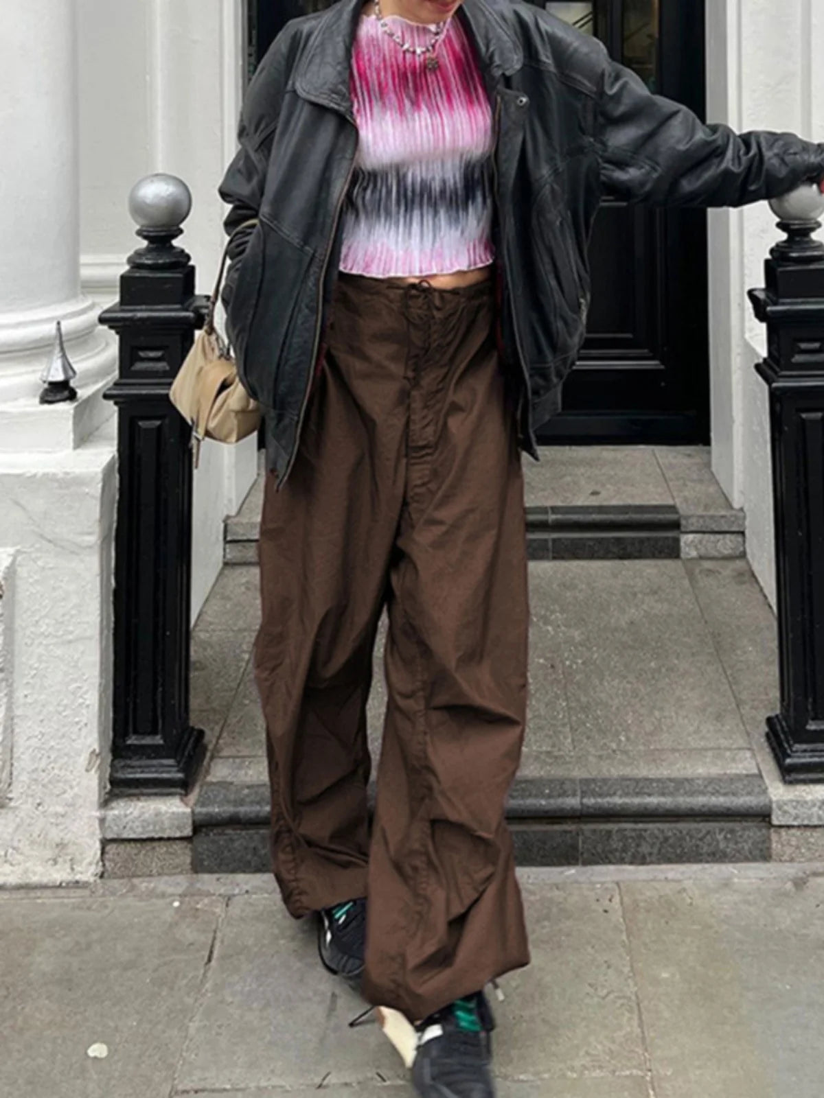 Baggy Cargo Parachute Balloon Pants Relaxed Fit