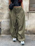 Baggy Cargo Parachute Balloon Pants Relaxed Fit