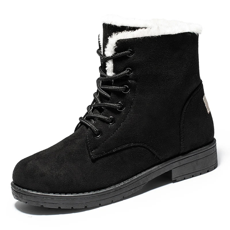 Women's Plush Fur Ankle Boots