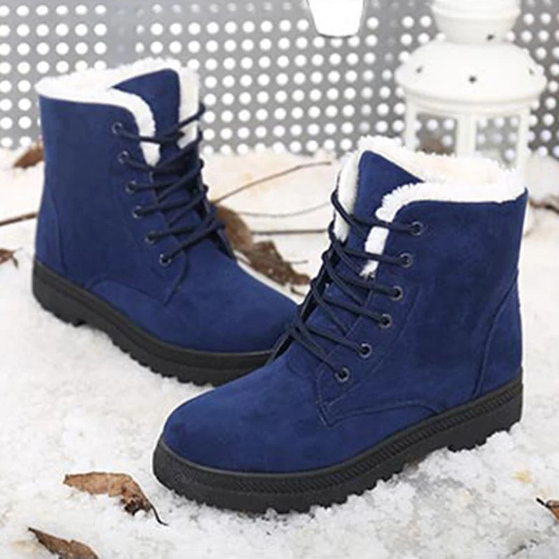 Women's Plush Fur Ankle Boots