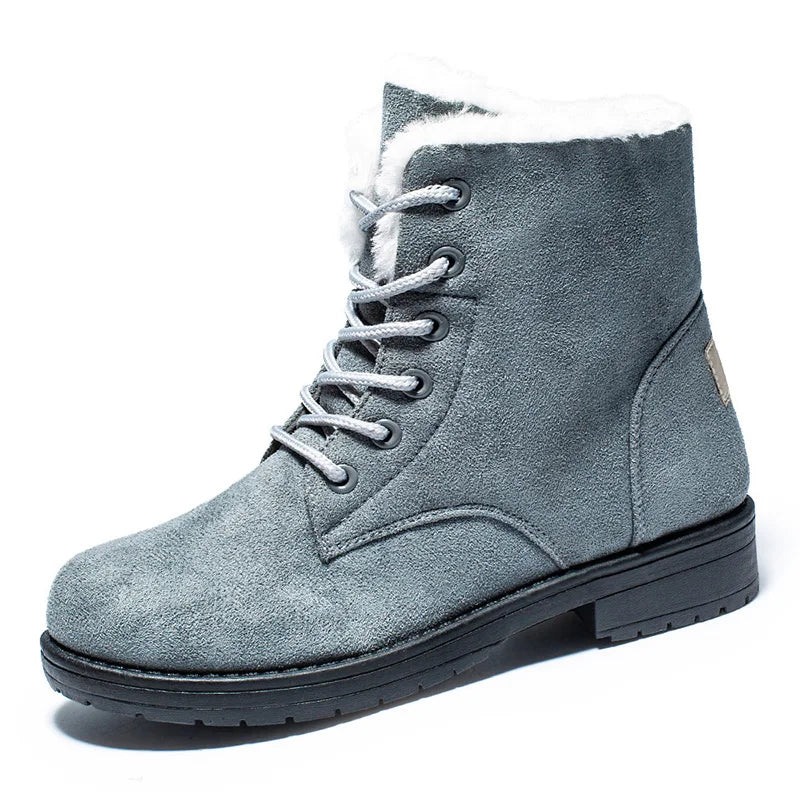 Women's Plush Fur Ankle Boots