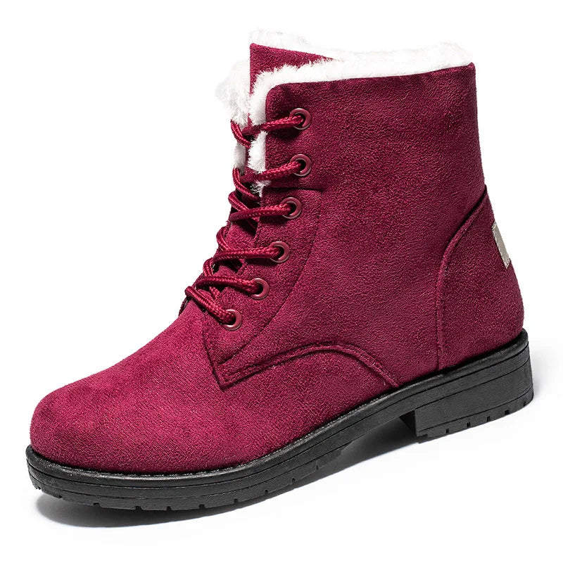 Women's Plush Fur Ankle Boots