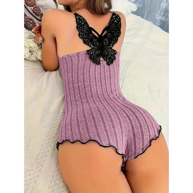Women's Pajamas Lace Cami - Backless Sleepwear