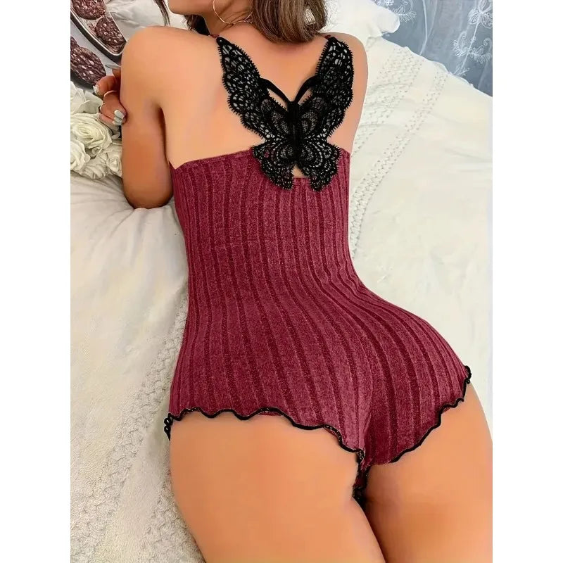 Women's Pajamas Lace Cami - Backless Sleepwear