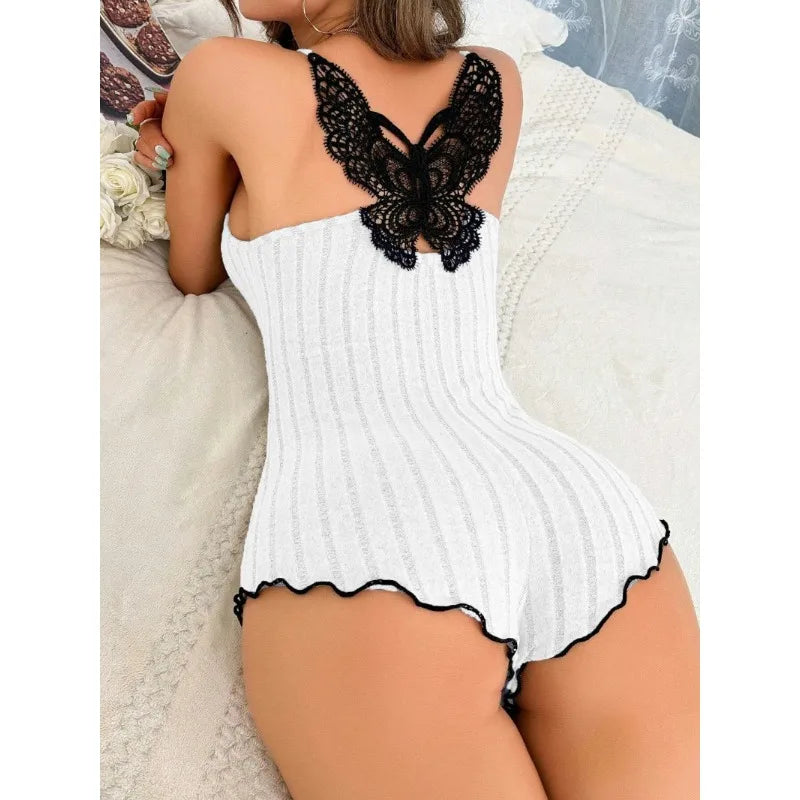 Women's Pajamas Lace Cami - Backless Sleepwear