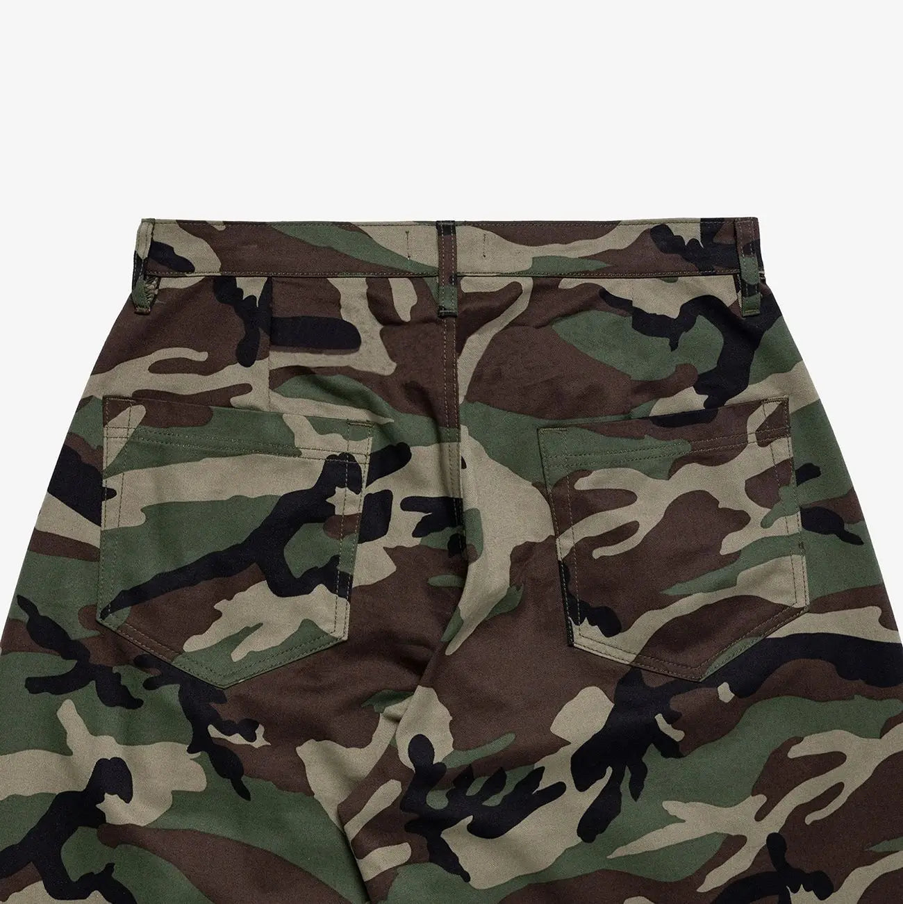 Women's Camo Ultra Baggy Extra Long Shorts Loose Capri Pants