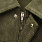 Women's Oversized Bomber Jacket Epaulets and Lantern Sleeves