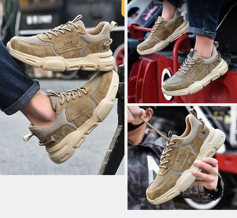 Work Safety Shoes Anti-Smash PPE Anti-Puncture Tradies Boots