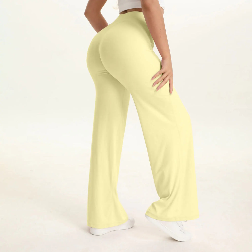 Comfort Flared Leggings Yoga Tights Casual Gym Pilates Sports Fitness
