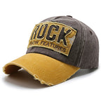 ROCK Washed Baseball Cap Shabby Denim Hat