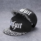 Hip Hop Embroidered Flat Brim Cap