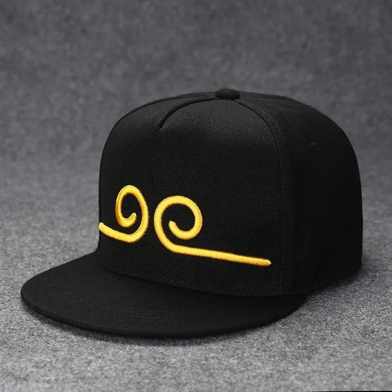 Hip Hop Embroidered Flat Brim Cap