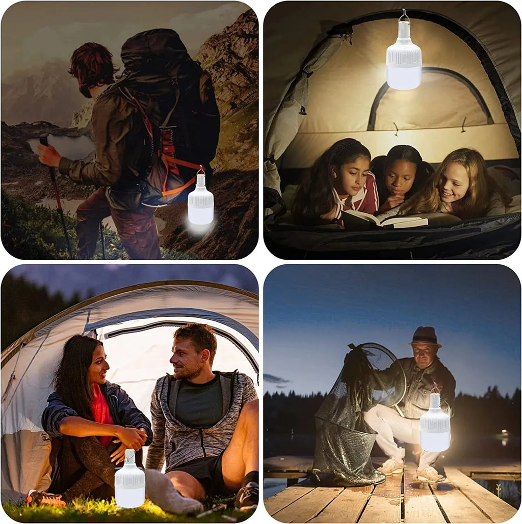 LED Lamp Bulbs Outdoor USB Rechargeable Lights Portable