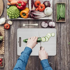 Titanium Cutting Board Food-Safe Antibacterial Odourless Knife-Safe