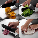Titanium Cutting Board Food-Safe Antibacterial Odourless Knife-Safe