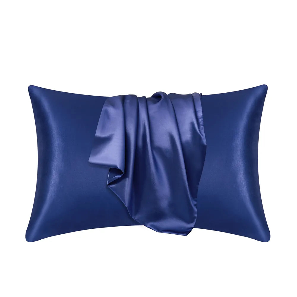 Silk Satin Pillowcase for Hair and Skin No-Frizzy Bed Hair Allergy Free