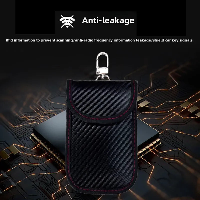 Signal Blocking Pouch Car Keys | Protect RFID Attacks Case