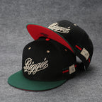 Hip Hop Embroidered Flat Brim Cap