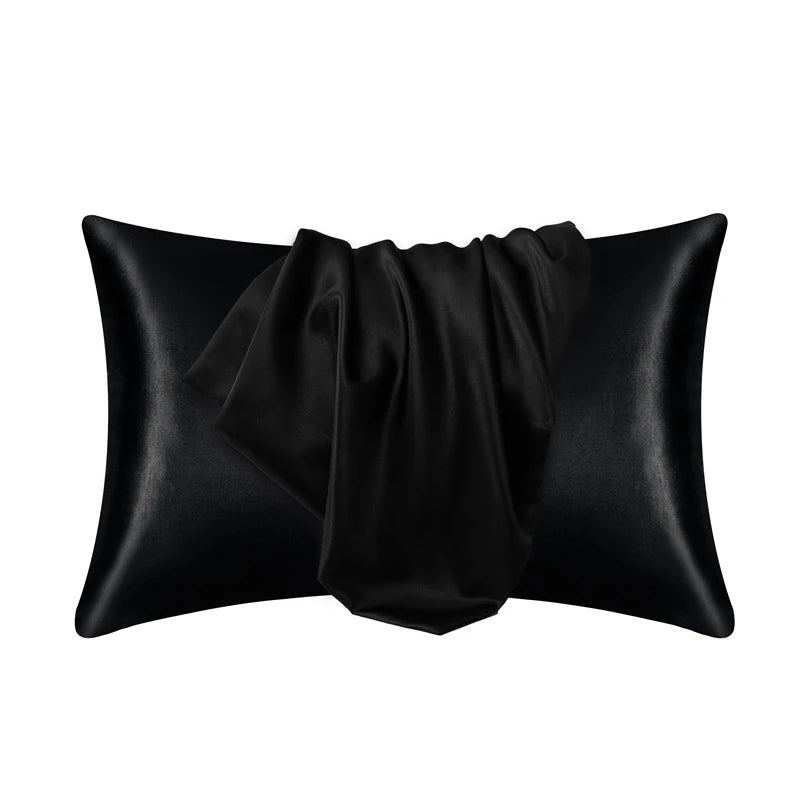 Silky Satin Pillowcase for Frizzy Hair Beauty Pillow Cover