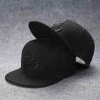 Hip Hop Embroidered Flat Brim Cap