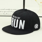 Hip Hop Embroidered Flat Brim Cap