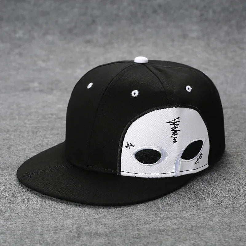 Hip Hop Embroidered Flat Brim Cap