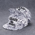 Hip Hop Embroidered Flat Brim Cap