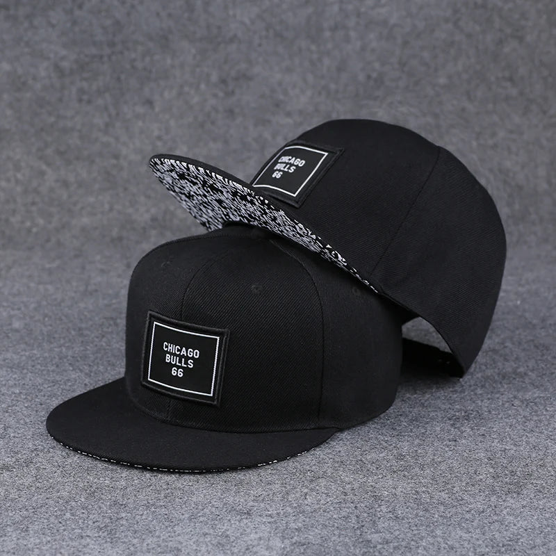 Hip Hop Embroidered Flat Brim Cap