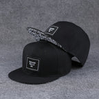 Hip Hop Embroidered Flat Brim Cap