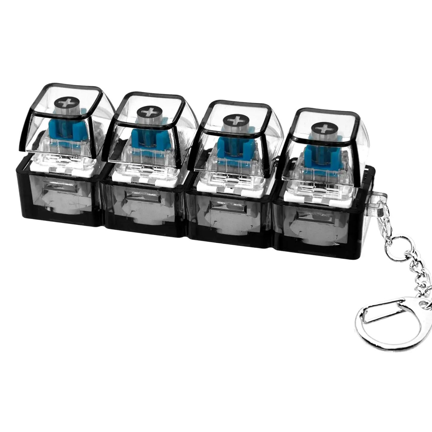 Click Craze Fidget Clicker Gadget Keyboard Clicking Keychain Stress Relief