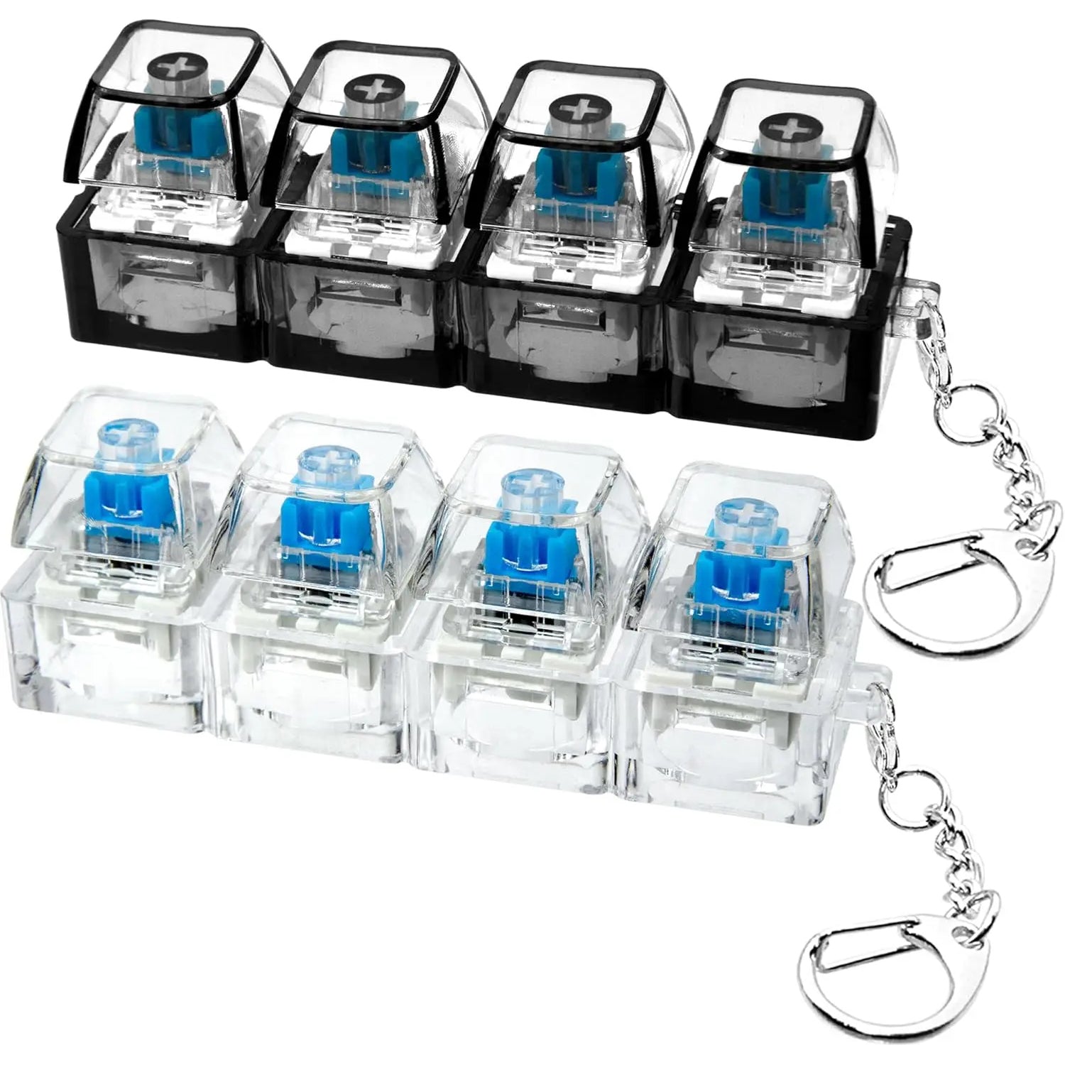 Click Craze Fidget Clicker Gadget Keyboard Clicking Keychain Stress Relief